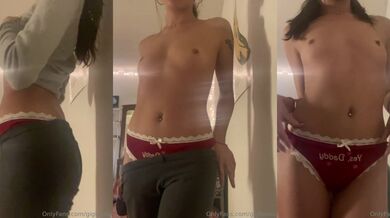 Petite Asian Stepsis Shows Off Her Tight Pussy!