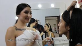 behind the scenes. rebecca jhonson two escenes, helen star. ltp111