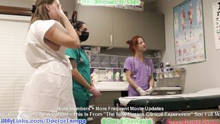 VERY Pregnant Standardized Patient Nova Maverick Is Examined By Nurse Stacy Shepard, Nurse Raven Rogue and