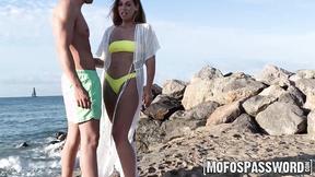 ”Latin STEPMOM Valeria Fuentes is banged on the beach & filmed”