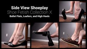 Side View Shoeplay - Shoe Fetish Collection X - Ballet Flats, Loafers, and High Heels - Kylie Jacobsx - MP4 720p HD