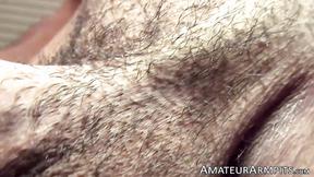 ”Meaty Latino Gabe worshipping his bushy armpits & hard penis”