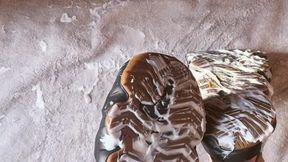 Messy lotion session - Keen Hyperport H2 sandals