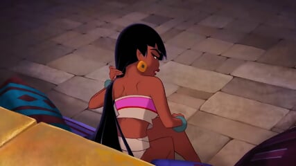 Chel's sultry moments on the road to El Dorado 2000