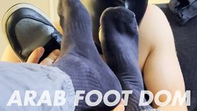 Arab Master Slave Domination with Sneakers, Socks and Feet