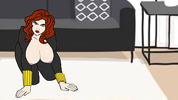 Hawkeye Fucks Natasha (Black Widow) in Budapest  - Avengers Cartoon Porn