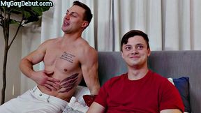 Horny stud loves deepthroating