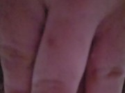 FTM Fucks Creamy Dildo