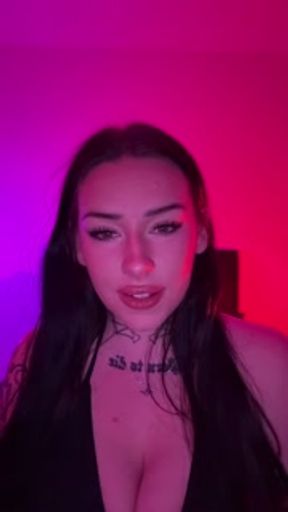 Horny Goth mommy wants you to come for her JOI