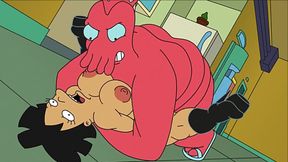 Zoidberg &amp; Amy Classic Cartoon Movie