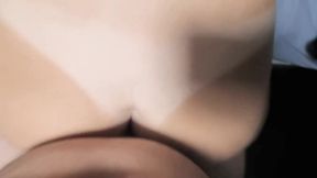 Huge ass housewife getting a huge creampie, massive cum over my wife´s pussy