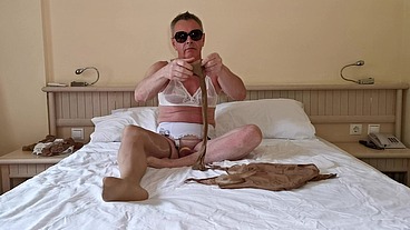 Sissy Slut Michelle relaxes after a business day at the Turkish Hotel in Dalaman