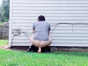 Quick ride outside