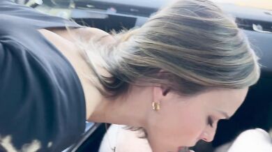 Husbands Friend Creampies Cheating MILF Car Drip Gush Fest