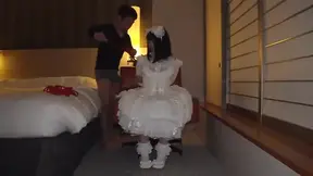 Mature man lovingly pleasured by gothic beauty's dark allure