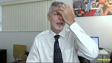 ManPuppy: Horny Daddy Richard Lennox Gulped Down My Teachers Cum