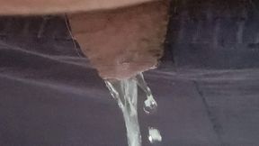 Piss after a beer can