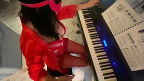 Milfy Calla - Stepmom's slutty rendezvous with piano teacher