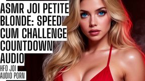 asmr joi petite blonde: speed cum challenge countdown audio porn hfo