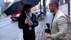 German Big Ass MILF Pickup and Fuck at Real Street Casting