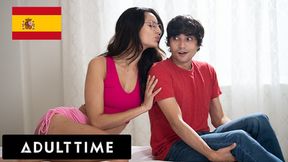 ADULT TIME - Eliza Ibarra Puts On Wrong Glasses & Fucks Her Stepbro Instead Of BF! SPANISH SUBTITLES