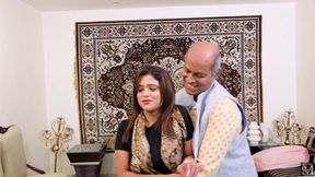 Indian Desi Old Man Making Love and Sex With Teenager Assistant