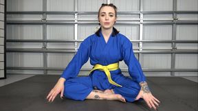 BABY RAE'S KARATE MEDITATION JOI (4K)