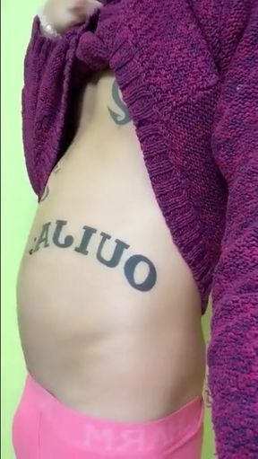 Alien Is Still Inside Me, Everytime I Look! Belly Bloat Fetish Pregnant