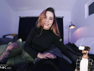 VR Conk: Sexy Ginger Teen Gives Oral And Gets Banged Hard In The Kim Possible Cosplay Parody pt.1