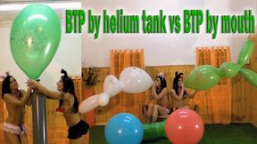 BTP by helium tank vs BTP by mouth