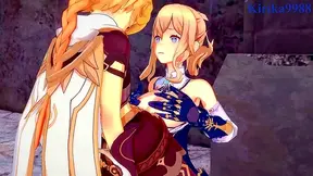 Lumine Klees Forbidden Flame Ignites in Steamy Genshin Hentai Escape