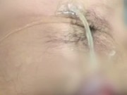 【日本人】寸止めオナニーで射精寸前の勃起チンポから噴き出す聖水を自分にぶっかける変態【#29】