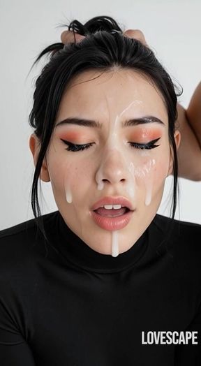 Asian Wife’s First Monster Cock - Shaking & Dripping