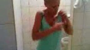 My neighbor's perverted wife flashed her wrinkled body in the shower