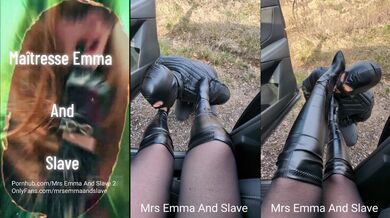 Je fais lécher mes bottes à un soumis