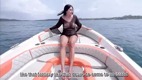 Cheating Wife with Big Tits Fucked Mercilessly on a Boat