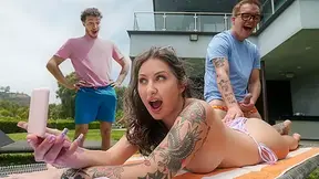 Good Neighbors Video With Bella Blu, Joshua Lewis, Apollo Banks - Brazzers