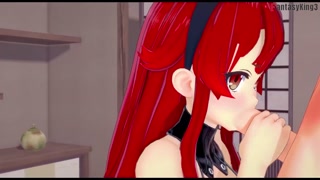 Eris and Roxy fucking 3some |Mushoku Tensei  AT | Full movie on Patreon: Fantasyking3