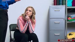 LP officer fucking blonde store crew