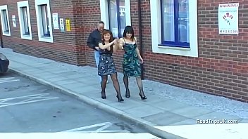 Two British housewives Daisy & Wendy get gangbanged by multiple cocks, deepthroated and assfucked intensely