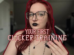 YOUR FIRST CLICKER TRAINING