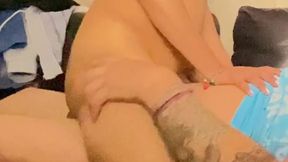 My hot Mexican wife loves it hard at the end