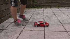 Sneaker-Girl Akira - Red Sport Car Crush