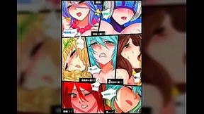 Sona from League Legends Fucked Hard by Bувelle in Anime Action