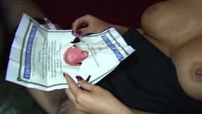 Hot Asian Gets Fucked by Big Cock on the Table