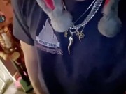 Daddy’s Christmas eave cumshot