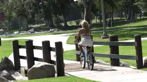 Big Ass Rides Bicycle in Shorts Vol 2 Scene 1