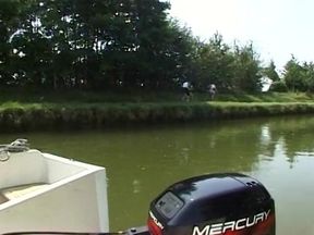 Horny brunette sluts get screwed on the boat