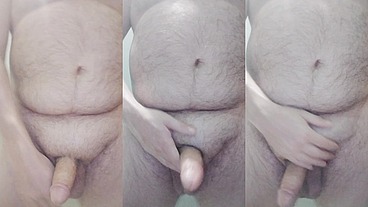 Alisando meu pau...