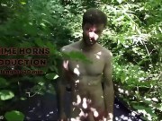 FRENCH VLOG : Steamy Forest Hookup with a Hiker Raw Blowjob and cum eating Passion Maxime Horns